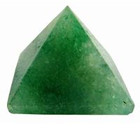Acupressure India Green Aventurine Stone Pyramid for Wealth Prosperity and Winning Power Healing Crystal (Approx 100 gm)