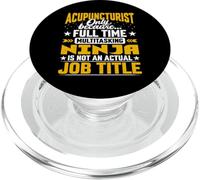 Acupuncturist Job Title - Funny Acupuncture Specialist PopSockets PopGrip para MagSafe