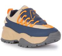 Acupuntura Gingypock Lace Up Sintético Mujeres Trainer En Naranja EU 36-42
