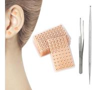 Acupuntura Masaje Pen,Acupuntura Masajeador de Cuerpo,600 Semillas Prensa Orejas Desechables,Acupuncture Semillas de Oreja,Paquete de Recarga,Acupuncture Semillas De Oreja Masaje De Relajación