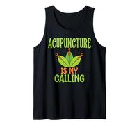 Acupunturista Regalo Acupuntura Mi Llamado Acupuntura Camiseta sin Mangas