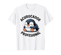 ACURRUCADOR Profesional Pinguino Bebe Abrazandose Solo Camiseta