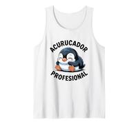 ACURRUCADOR Profesional Pinguino Bebe Abrazandose Solo Camiseta sin Mangas