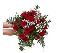 Acurrucalas® - Ramo de Flores Rosas Rojas con Dedicatoria - Ramo de Flores Frescas - Ramo de Flores Naturales - Entrega en 24 Horas de Martes a Sábado (18)