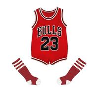 Acuryx Peleles Baloncesto Fútbol para Bebés Niño Niña con Calcetines Romper Mono sin Mangas Recién Nacido Mamelucos Jersey para Bebés Ropa de Una Pieza de Algodón 18-24 meses