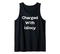 Acusado de idiotez Camiseta sin Mangas