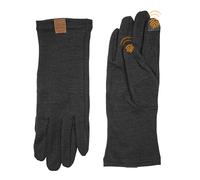 ACUSHLA Forro de guantes de lana merino 100 %, ligero para pantalla táctil, capa base, forro de esquí para hombres y mujeres, 220 g/m², negro, Medium