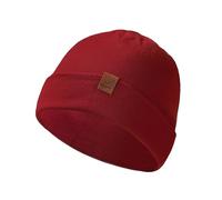 ACUSHLA Gorro de Lana Merino 100% con Puño para Hombre y Mujer, Gorro de Invierno Tejido Unisex, Gorro Tipo Reloj, Envolvente de Cráneo para Clima Frío, rosso, 5 7/8-6 7/8