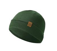 ACUSHLA Gorro de lana merino 100 % para hombre y mujer, gorro de invierno de punto, unisex, gorro de reloj para clima frío, Verde, talla única