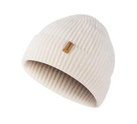 ACUSHLA Gorro de lana merino 100 % para hombre y mujer, gorro de invierno de punto, unisex, para clima frío, blanco, M/L