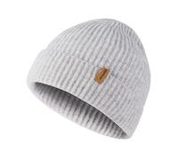 ACUSHLA Gorro de lana merino 100 % para hombre y mujer, gorro de invierno de punto, unisex, para clima frío, Blanco Gris, XL/XXL