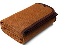 ACUSHLA Manta de lana merina, manta de 160x200cm, súper suave y grande, para sofá, hogar, cama, manta tejida a ganchillo cálida para invierno (Calabaza, 160 * 200)