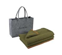 ACUSHLA Manta de lana merina, manta de lana, colcha grande para sofá, cama y sofá, manta de campamento, clima frío, emergencia, equipo de camping para perros, senderismo, supervivencia, exterior