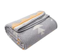 ACUSHLA Manta de Lana Merina para Campamento, cálida, Gruesa, Lavable, Grande, Ideal para Acampar al Aire Libre, Todas Las Estaciones, Adecuada para Marruecos, Color Blanco, 79 x 63 Pulgadas, 3.7
