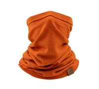 ACUSHLA Polaina de cuello 100 % lana merina, para hombre y mujer, para invierno, esquí, bufanda, Hoja Arce, 9.4''X19.7''