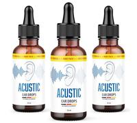 Acustic Ear Drops | aceite de cuidado suave para uso diario en el conducto auditivo externo | 30 ml conducto auditivo externo | 30 ml 3x