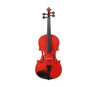 Acústica 3/4 1/2 1/4 1/8 Para Principiantes Caso Arco Hombro Resto Silenciar Cuerdas Violín Para Estudiantes (Color : 1/8)