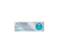 ACUVUE Lentillas Oasys 1-Day – HydraLuxe, Reemplazo diario, Protección UV – 30 lentillas