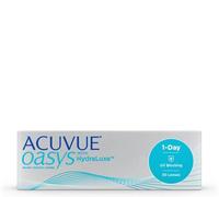 ACUVUE® OASYS 1-DAY con tecnología HydraLuxe™ - Reemplazo Diario - protección UV - 30 lentes