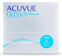 ACUVUE® OASYS 1-DAY con tecnología HydraLuxe™ - Reemplazo Diario - protección UV - 90 lentes
