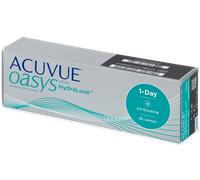 Johnson & Johnson Lentes de contacto Acuvue Oasys 1-Day HydraLuxe Reemplazo diario 30 lentillas
