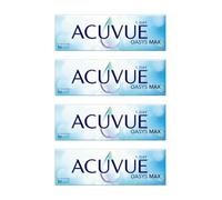Acuvue Oasys Max 1-Day Lentes diarias con tecnología TearStable y filtro de luz OptiBlue, +0.50 dpt, diámetro 14.3 mm, 30 unidades, adición, curva base 9.0 mm
