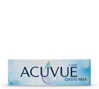 Acuvue Oasys Max 1-Day Lentes diarias con tecnología TearStable y filtro de luz OptiBlue, +1.75 dpt, diámetro 14.3 mm, 30 unidades, adición, curva base 8.5 mm