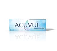 Acuvue Oasys Max 1-Day Lentes diarias con tecnología TearStable y filtro de luz OptiBlue, -5.50 dpt, diámetro 14.3 mm, 30 unidades, adición, curva base 9.0 mm
