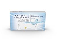 ACUVUE OASYS with HYDRACLEAR PLUS - lentes de reemplazo cada 2 semanas - protección UV,-1.25 dioptrias, BC 8.4, DIA 14.00, 12 lentes