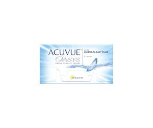 ACUVUE OASYS with HYDRACLEAR PLUS - lentes de reemplazo cada 2 semanas - protección UV,-10.50 dioptrias, BC 8.8, DIA 14.00, 12 lentes