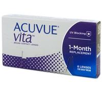 Johnson & Johnson Lentillas ACUVUE VITA HydraMax – Reemplazo mensual, protección UV – 6 lentes