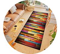 ACUY Alfombra De Pasillo Cocina 110x200cm Alfombra Larga Cocina Antideslizante Aislante Diseño para Sala de Estar, Dormitorio, Entrada, balcón