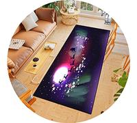 ACUY Alfombra Elegante De Pelo 80x140cm Alfombra Vinilo Hidraulica Antihongos e Ignífuga para Pasillo Cocina Sala de Estar Dormitorio