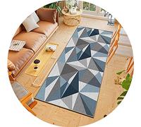 ACUY Alfombra Suave 40x260cm Alfombra Rectangular Pelo Corto Antideslizante para Sala de Estar, Pasillo, Cocina