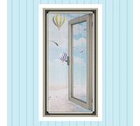 ACUY Malla Mosquitera para Ventana 40x70cm, Mosquitera Autoadhesiva Mosquitera Fija Fibrade Vidrio Malla Lavable