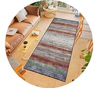 ACUY Moderna Alfombra Lavable Fabricada 70x220cm Alfombra Rectangular Dormitorio Diseño Moderno para Pasillo Cocina Sala de Estar Dormitorio