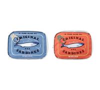 ACUYE Bolsa de maquillaje Coquette para mujer, estuche de maquillaje de sardinas, bolsa de aseo estética, bolsa de cosméticos de viaje, bolsa de almacenamiento de maquillaje, 02-Estilo E 2PCS, 15.5cm,