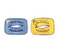 ACUYE Bolsa de maquillaje Coquette para mujer, estuche de maquillaje de sardinas, bolsa de aseo estética, bolsa de cosméticos de viaje, bolsa de almacenamiento de maquillaje, 02-Estilo F 2PCS, 15.5cm,