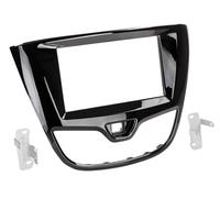 Para Opel Karl Marco Radio Coche Montaje Marco Empotrado 2-DIN Negro Piano