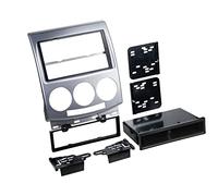 ACV - Bastidor para radio de coche (compatible con Mazda 5 (CR1), año de modelo 06/05 - 03/08, 2 DIN, con compartimento)