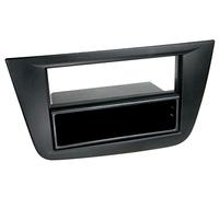ACV - Embellecedor de radio de vehículo (compatible con los modelos Altea y Toledo de Seat fabricados entre el año de modelo 01/04 y 2005, doble DIN), color negro
