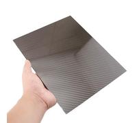 ACVACV 1 Uds. Hoja de Tablero de Fibra de Carbono 3K 200x250MM, for Accesorios de Material de Panel de Alta Resistencia for Aviones Modelo de aviación(4.5mm)