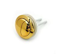 ACVACV 1 Unids Dual Flush Air Air BOTÓN Redondo Botón Cisterna Neteumático Neumático Chrome, 38 Mm / 48mm / 58mm Botón Forma Redonda Aseo Botones De Empuje Accesorios De Baño(2)