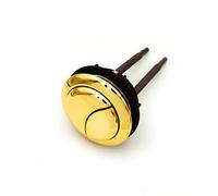 ACVACV 1 Unids Dual Flush Air Air BOTÓN Redondo Botón Cisterna Neteumático Neumático Chrome, 38 Mm / 48mm / 58mm Botón Forma Redonda Aseo Botones De Empuje Accesorios De Baño(3)