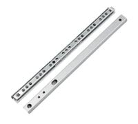 ACVACV Guías for cajones con rodamiento de Bolas de 2 uds, for Muebles, guías con rodamiento de Bolas de Acero, guías for cajones de Armario y Teclado(406MM)