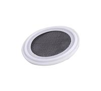 ACVACV Junta de PTFE con Abrazadera Tri Clamp, arandela de Sellado, Tira de Sellado, Filtro de Acero Inoxidable 304, para Filtro aeroespacial, Pieza Tri-Clamp de 50,5 mm (1,5 Pulgadas TC).(10 Mesh)