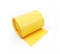 ACVACV Paquete de Tubos termorretráctiles de PVC 18650 Amarillos, for componentes electrónicos, con película Protectora Aislante, Funda for Cable de 1 m(Width 85mm Dia 54mm)