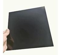 ACVACV Placa de Fibra de Vidrio FR4 de Fibra de Vidrio epoxi G10, Placa de Plantilla de Fibra de Vidrio Negra de 0,3mm, for Hojas de Plataforma extraíbles for Impresora 3D(100MM x 100MM)