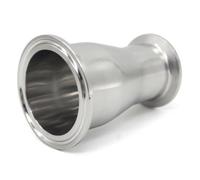 ACVACV Reductor concéntrico de Tres Clips con férula de Grado Sanitario de Acero Inoxidable 316 for Conectores de Manguera de Triple Abrazadera for mejoras del hogar(89x57to106x77.5)