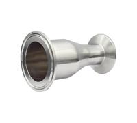 ACVACV Reductor concéntrico de Triple Abrazadera Sanitaria Clover de Acero Inoxidable 304 for tuberías de Mejora del hogar.(Pipe63mm-89mm)
